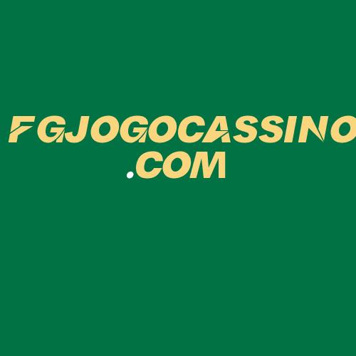 Logo da FGJOGOCASSINO